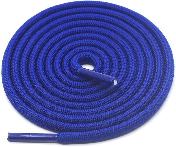 GRAH SANGRAH® (2 Pair) Shoelaces for Thick Round Climbing, Hiking, Boot, Running , Sport Shoes Laces  - 120 cm, Blue